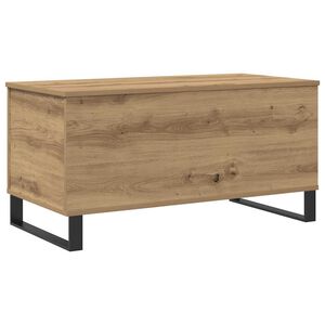 vidaXL Salongbord artisan eik 90x44,5x45 cm konstruert tre