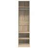 vidaXL Garderobe sonoma eik 50x50x200 cm konstruert tre
