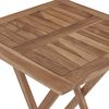 vidaXL Hagespisestuesett 3 deler heltre teak