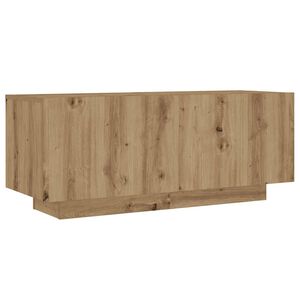 vidaXL Nattbord artisan eik 100x35x40 cm konstruert tre