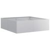vidaXL Plantekasse 100x100x30 cm galvanisert st&aring;l
