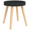 vidaXL Sidebord svart 38x38x40 cm konstruert tre og heltre furu