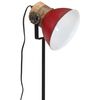 vidaXL Skrivebordslampe 25 W mørkerød 17x17x50 cm E27