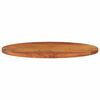 vidaXL Bordplate 80x40x3,8 cm oval heltre akasie