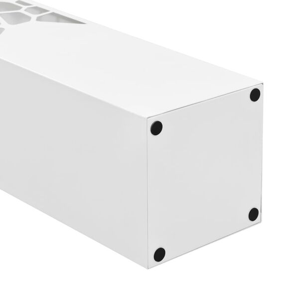 vidaXL Paraplystativ Stones stål hvit