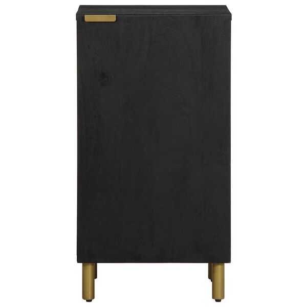 vidaXL Skjenk svart 40x33x75 cm konstruert tre