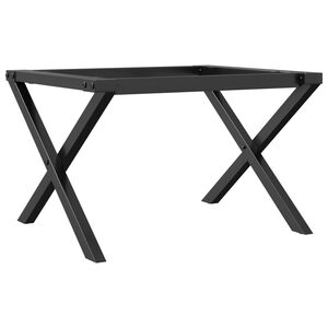 vidaXL Ben for salongbord X-ramme 60x40x38 cm st&aring;l