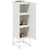 vidaXL Highboard hvit 36x39x123 cm stål
