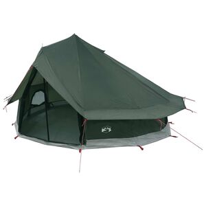 vidaXL Tipi telt 18-personers Army gr&oslash;nn Polyester og st&aring;l