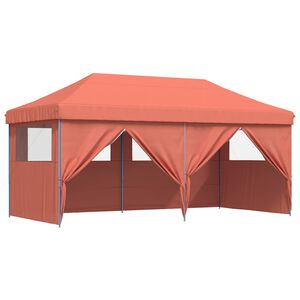 vidaXL Partytelt 292 x 580 x 315 cm Terrakotta Oxford Stoff