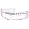 vidaXL Sengeramme hvit heltre 150x200 cm King Size