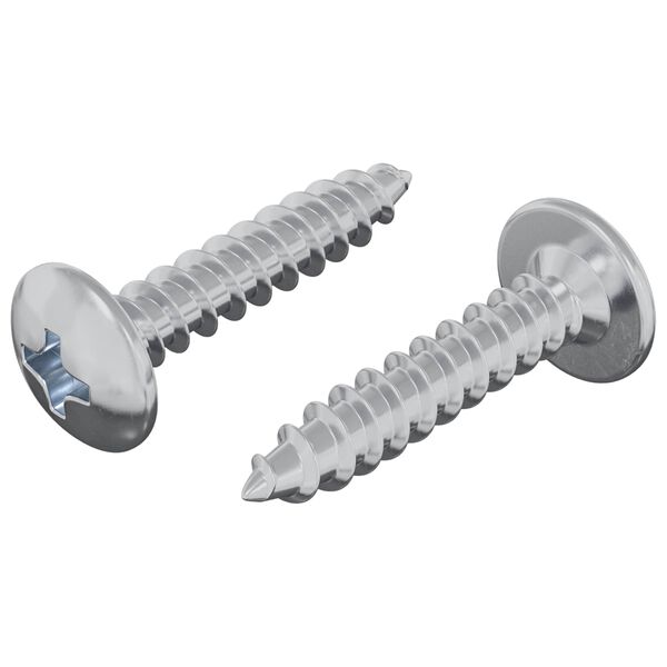 vidaXL Selvgjengende Spiker 2 pcs Sinkbelagt 4 x 20 mm St&aring;l