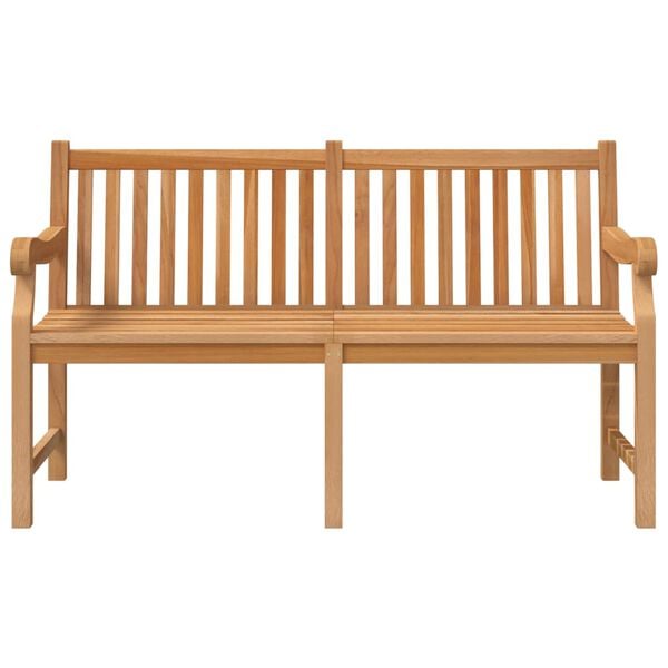 vidaXL Hagebenk 150 cm heltre teak