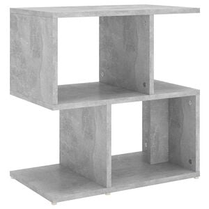 vidaXL Nattbord betonggr&aring; 50x30x51,5 cm konstruert tre