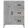vidaXL Highboard gr&aring; sonoma 69,5x34x180 cm konstruert tre