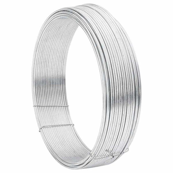 vidaXL Gjerde binding wire s&oslash;lv 33 m Varmegalvanisert kabel