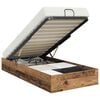 vidaXL Ottoman sengeramme Gammelt tre 203 x 100 x 25 cm Konstruert tre