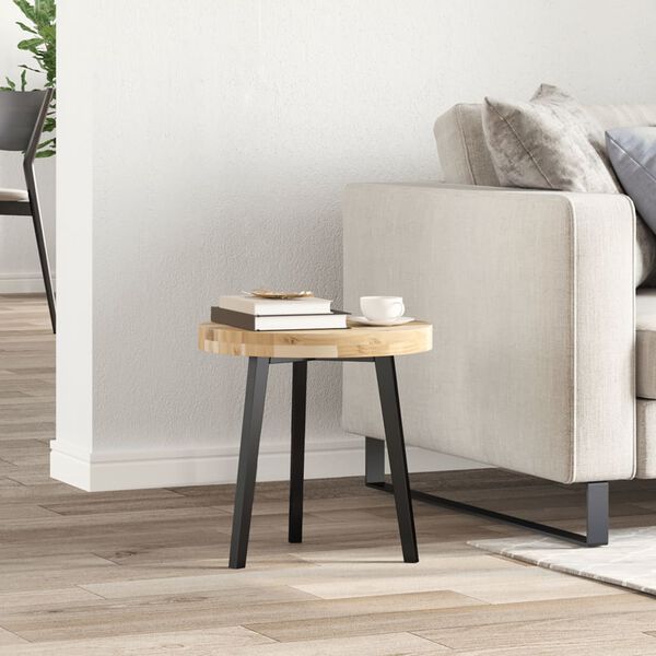 vidaXL Bordplate rund &Oslash;40x4 cm heltre akasie