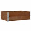 vidaXL Plantekasse brun 120x80 cm heltre furu