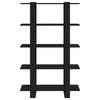 vidaXL Bokhylle/romdeler svart 100x30x160 cm