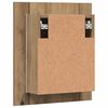 vidaXL Speilskap med LED artisan eik 40x12x45 cm konstruert tre