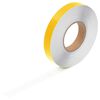 vidaXL Reflekterende tape gul 2,5 cm x 50 m PVC