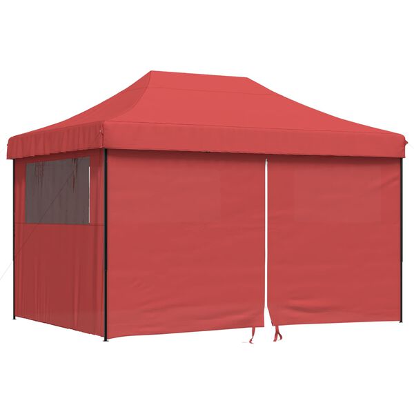 vidaXL Partytelt Burgunder 279 x 410 x 315 cm Oxford Stoff