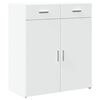 vidaXL Skjenk hvit 80x42,5x93 cm konstruert tre