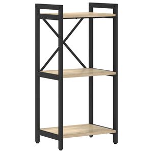 vidaXL Bokhylle 40 x 30 x 85 cm Konstruert tre Sonoma eik