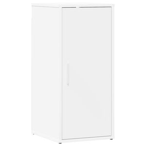 vidaXL Skoskap hvit 32x35x70 cm konstruert tre