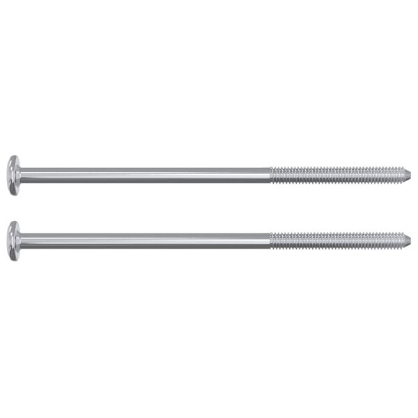 vidaXL Skrue 12 pcs s&oslash;lv M6 x 120 mm St&aring;l