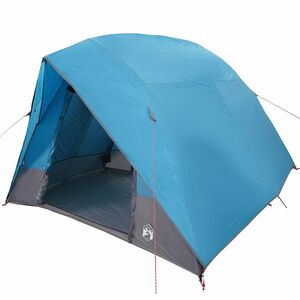 vidaXL Camping Telt med tak med lagring Bl&aring; 320 x 275 x 190 cm taft