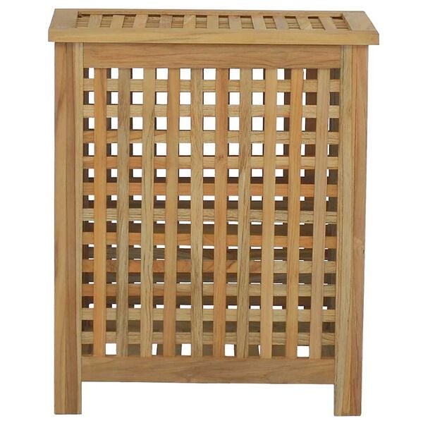 vidaXL Skittent&oslash;yskurv 50x35x60 cm heltre teak
