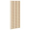vidaXL Veggdokumentdisplay Veggmontert Beige 30 x 4,5 x 75 cm