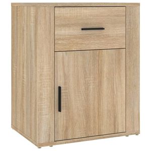vidaXL Nattbord sonoma eik 50x36x60 cm konstruert tre