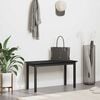 vidaXL benk Svart Eik 80 x 35 x 45 cm Konstruert tre