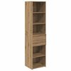 vidaXL H&oslash;yskap Artisan Eik 45 x 42,5 x 185 cm Konstruert tre