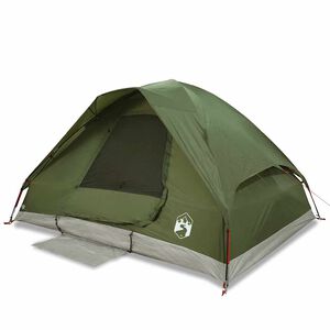 vidaXL Kuppeltelt for camping 6 personer olivengr&oslash;nn vanntett