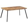 vidaXL Spisebord 169x98,5x76 cm heltre teak