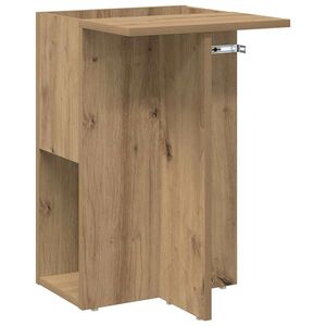 vidaXL Avlastningsbord Artisan Eik 35 x 40 x 55 cm Konstruert tre