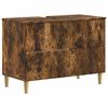 vidaXL Baderomsvaskeskap DELFT R&oslash;kt Eik 82 x 41 x 59 cm Konstruert tre