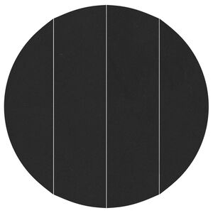 vidaXL Bunnark til basseng Svart &Oslash; 458 cm Uvevd Stoff