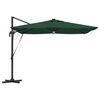 vidaXL Roma parasol grønn 286 x 285 x 270 cm Aluminium og polyester