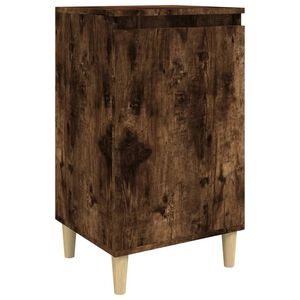 vidaXL Nattbord r&oslash;kt eik 40x35x70 cm konstruert tre