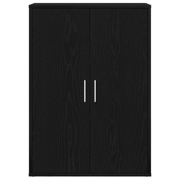 vidaXL Serviesskap Svart Eik 60 x 31 x 84 cm Konstruert tre