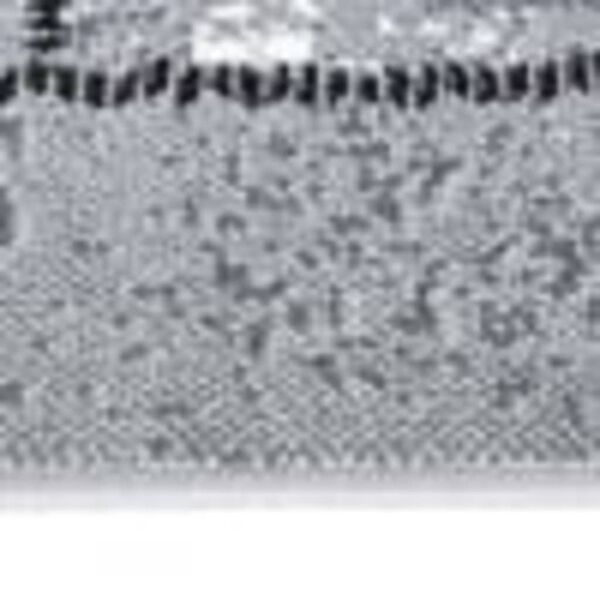 vidaXL Teppel&oslash;per BCF gr&aring; med blokkm&oslash;nster 60x500 cm