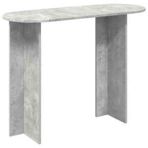 vidaXL Konsollbord Betonggr&aring; 100 x 39,5 x 75 cm Konstruert tre