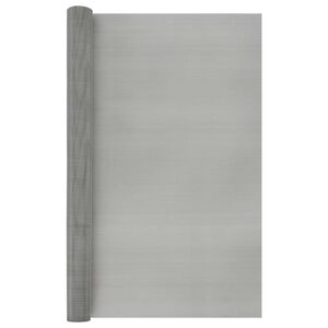 vidaXL Maskeskjerm 80 x 1000 cm 60 Mesh Rustfritt st&aring;l 201 S&oslash;lv