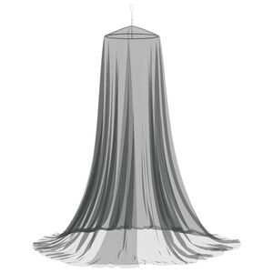 vidaXL Myggnett for seng 3 stk. 156 mesh Svart ⌀56 x 220 cm Polyester
