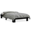 vidaXL Sengeramme svart 75x190 cm konstruert tre og metall